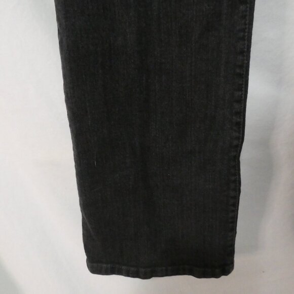 STYLE & CO JEANS - Tummy Control | size 8 | Classic Black Straight Leg Jeans - Picture 8 of 16